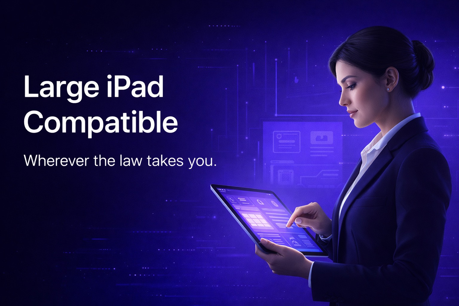 Large iPad Compatible